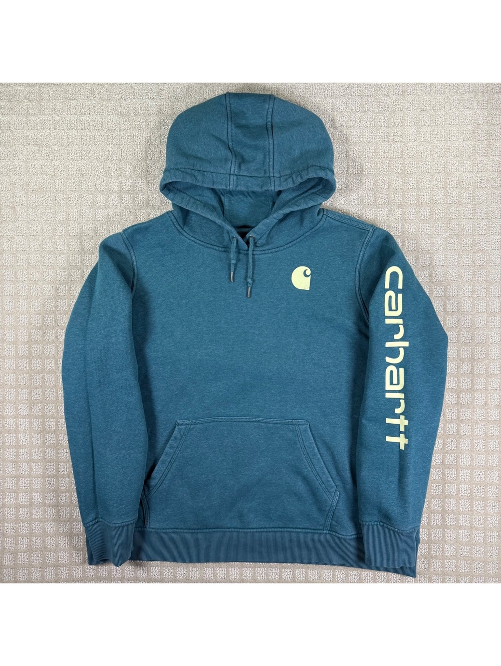Carhartt Blue Logo Pullover Hoodie Women’s XXL 20